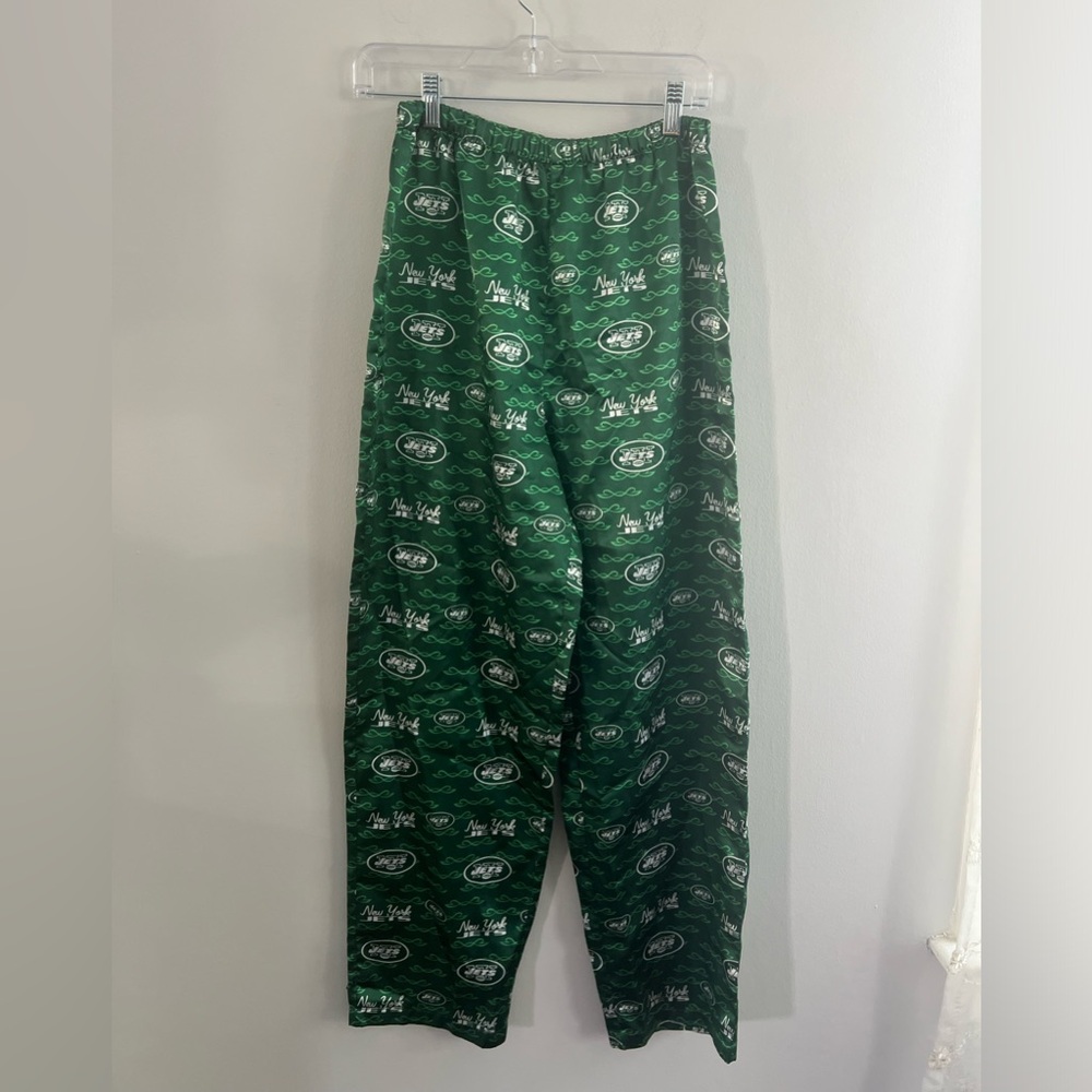 New York Jets NFL For Her  All Over Print Women’s Silky Lounge Pajama Pant Small